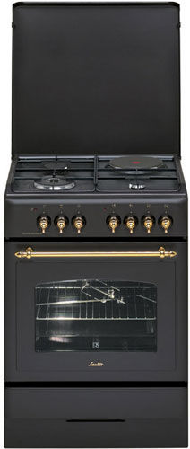 Blocco cottura a gas - SCM980E - Sauter - elettrico / con doppia alimentazione / autopulente pirolitico