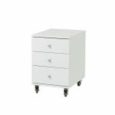 Comodino contemporaneo - Hoppekids - in legno laccato / rettangolare / con cassetti