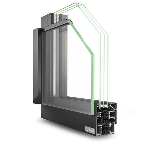 Profilato per finestra in alluminio - LAMBDA FB 042 - Hueck System GmbH & Co. KG - termoisolante