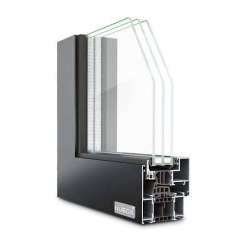 Profilato per finestra in alluminio - LAMBDA WS 075 IS - Hueck System GmbH & Co. KG - termoisolante / antirapina / a prova di vento