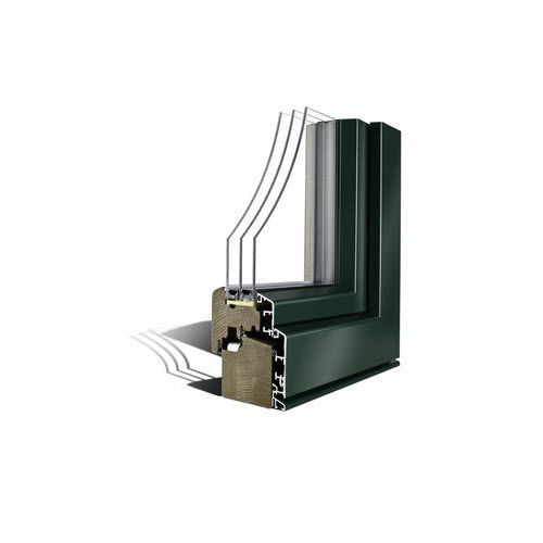 Finestra in legno - COMFORT 3 - M SORA - in alluminio / a battente / scorrevole a vasistas