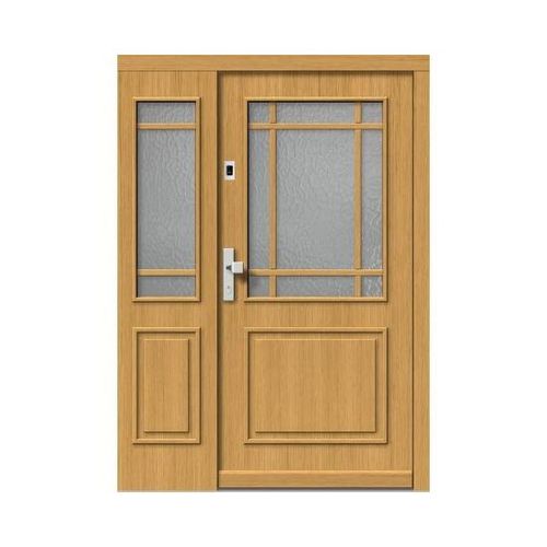 Porta d'ingresso - CLASSIC : M503+ST - M SORA - in legno / battente / semivetrata