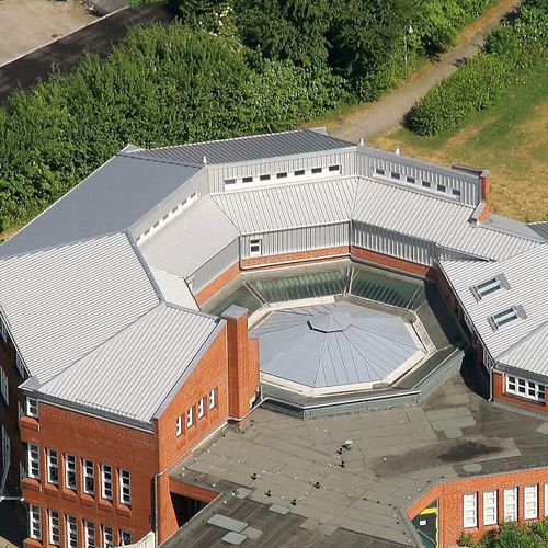 Copertura in metallo - RIB-ROOF 465 - Zambelli GmbH & Co. KG - con giunti a doppia aggraffatura / in lamiera grecata