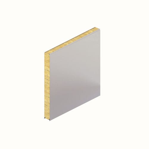 Pannello sandwich per muro - ISOROCK HP - Hoesch Bausysteme - rivestimento in metallo / anima in lana minerale / di protezione contro gli incendi