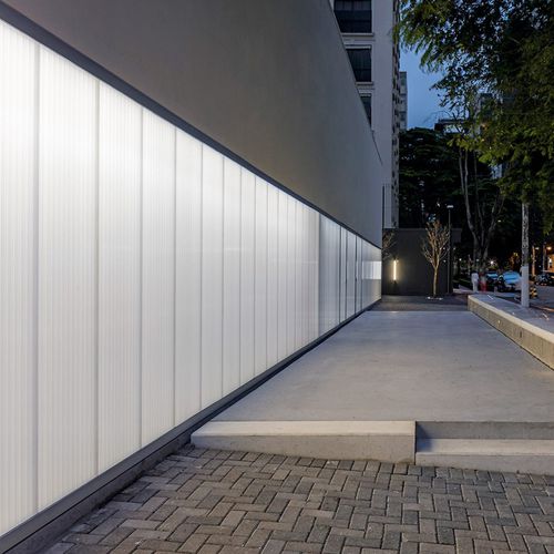 Pannello di protezione - MULTIWALL  - Akripol d.o.o. - di rivestimento / in policarbonato / liscio