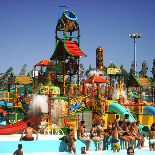 Struttura ludica per parco acquatico - Van Egdom - in plastica / modulare