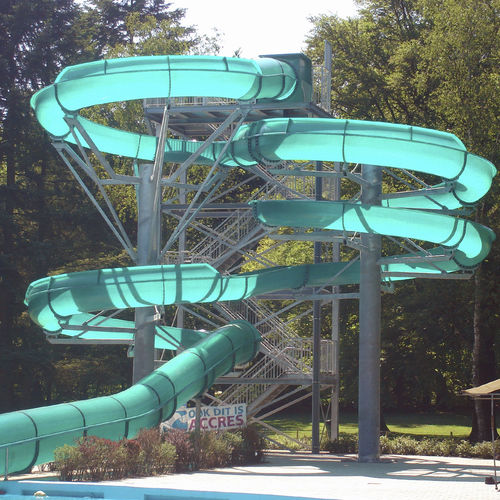 Scivolo girevole - VE 700 - Van Egdom - per parco acquatico / tubolare