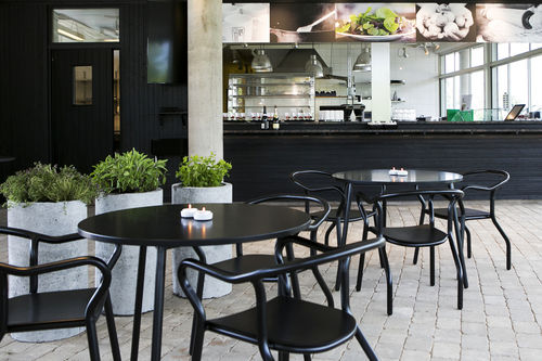 Tavolo contemporaneo - MONTMARTRE - mitab - in metallo / in faggio / in betulla