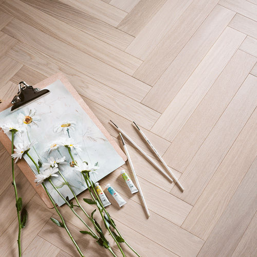 Parquet multistrato - AQUA WHITE - Coswick Hardwood - in legno / in rovere / opaco