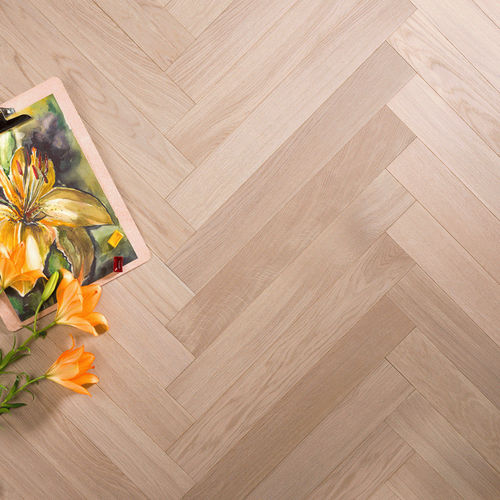 Parquet multistrato - TITANIUM BUFF - Coswick Hardwood - in legno / in rovere / finitura opaca
