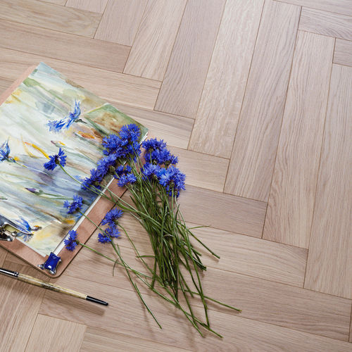 Parquet multistrato - DAVY’S GREY - Coswick Hardwood - in rovere / finitura opaca / da incollare