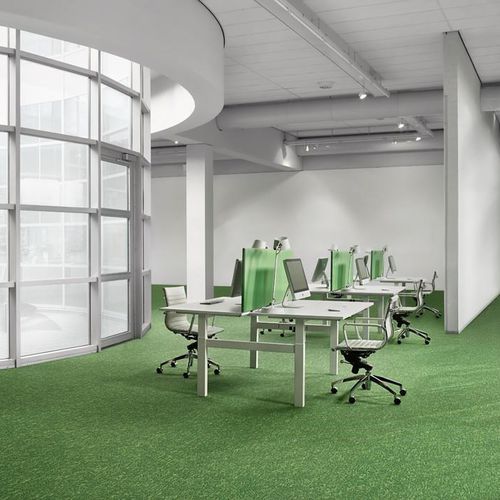 Moquette a quadrotte - GRAIN - DESSO OFFICE - tufted / bouclé / sintetica