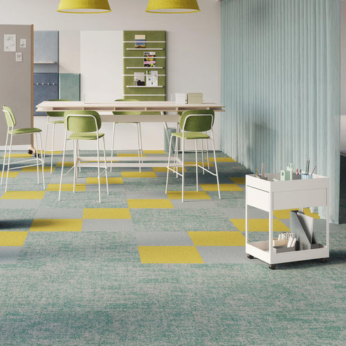 Moquette a quadrotte - ESSENCE ROOTS - DESSO OFFICE - tufted / sintetica / per uso contract