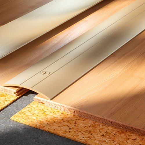 Profilato di transizione in alluminio anodizzato - S06 - SALAG - per piastrelle / per moquette