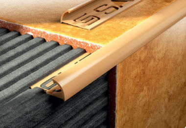 Profilo di finitura in PVC - 0170xx - SALAG - per piastrelle / per angolo esterno / angolare tondo