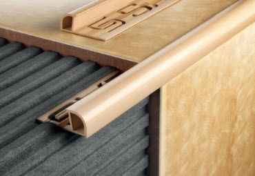 Profilo di finitura in PVC - CLOSED - SALAG - per piastrelle / per angolo esterno