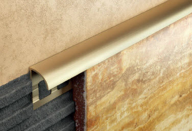Profilo di finitura in ottone - B30204 - SALAG - in alluminio / per piastrelle / per angolo esterno