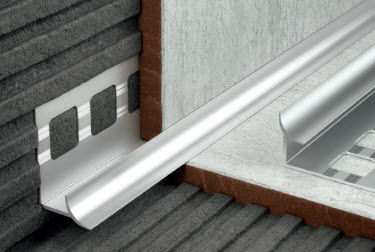 Profilo di finitura in ottone - A039xx - SALAG - in alluminio / per piastrelle / per angolo interno