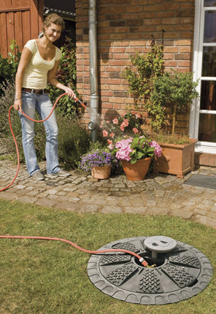 Kit recupero acqua piovana per giardino - BLUELINE II ECO - Premier Tech