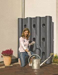 Serbatoio di recupero acque meteoriche - 700l - Premier Tech - fuori terra / in polipropilene