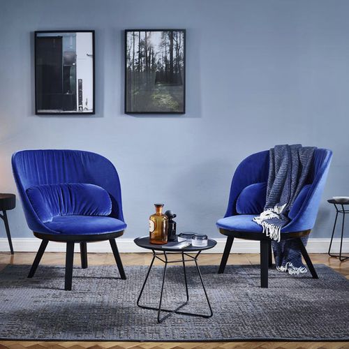 Tavolino basso contemporaneo - LEYA - FREIFRAU - in metallo / rotondo / per uso residenziale