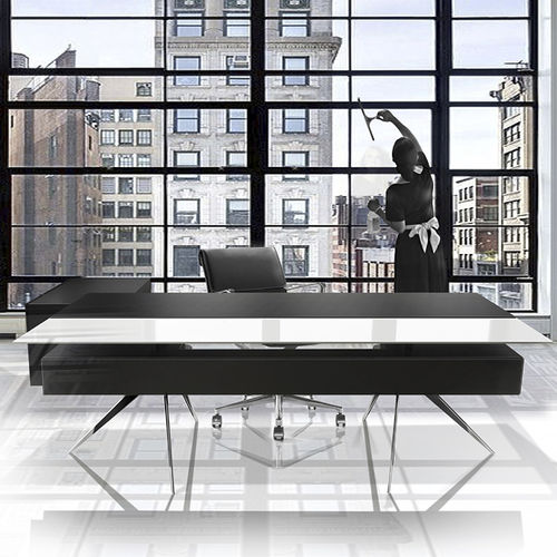 Scrivania direzionale - MADISON - JMM - contemporanea / in legno / in metallo