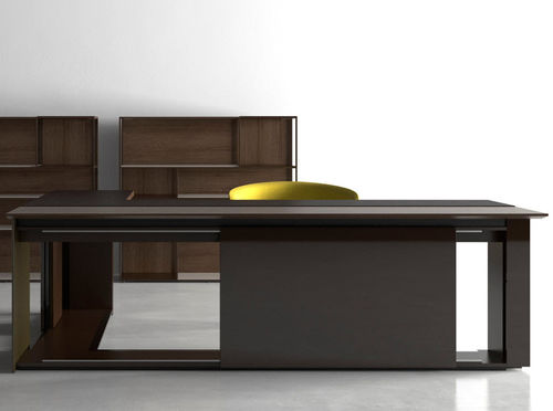 Scrivania direzionale - EXCLUSIVE - JMM - contemporanea / in legno / in alluminio