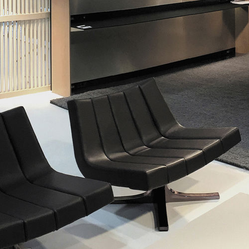 Chauffeuse contemporanea - GRANADA - JMM - in pelle / in metallo / contract