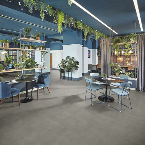 Pavimento in vinile - KORLOK : FOSSIL - Designflooring - da interno / industriale / residenziale