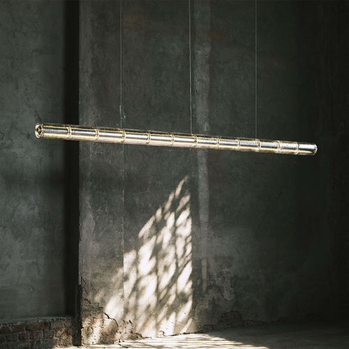 Lampada sospesa - LUCE ORIZZONTALE S1 - FLOS - in alluminio estruso / in vetro / contemporanea