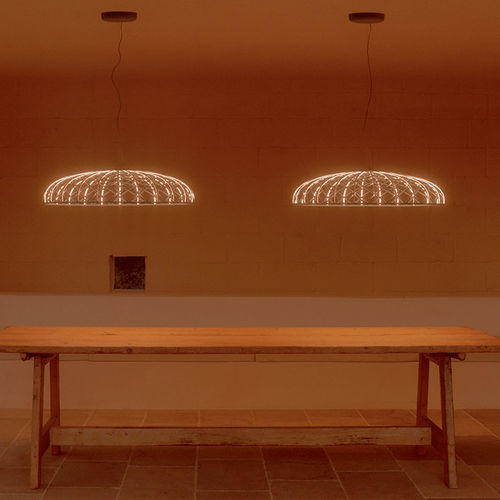 Lampada sospesa - SKYNEST - FLOS - in plastica / in poliestere / in tessuto