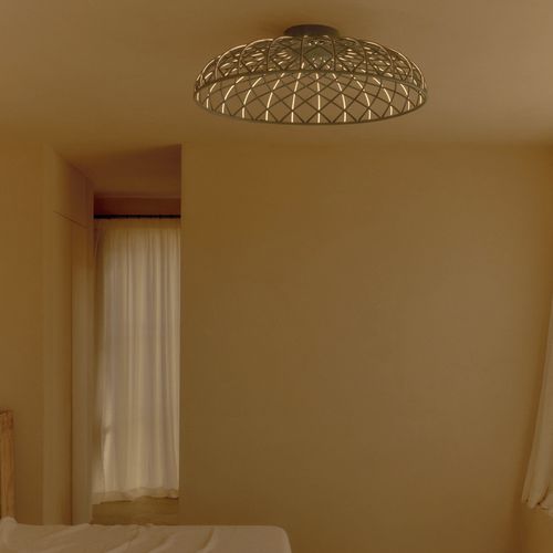 Plafoniera contemporanea - SKYNEST C - FLOS - rotonda / in poliestere / in tessuto