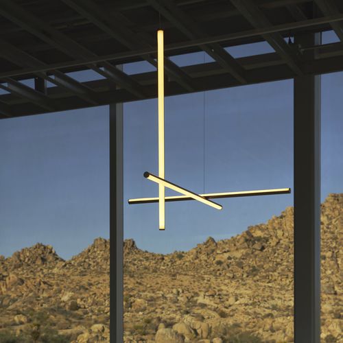Lampada a sospensione - COORDINATES SUSPENSION - FLOS - in alluminio estruso / in silicone / contemporanea