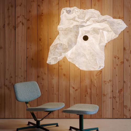 Applique moderna - MAAP W1 - FLOS - da interno / in metallo / in tessuto