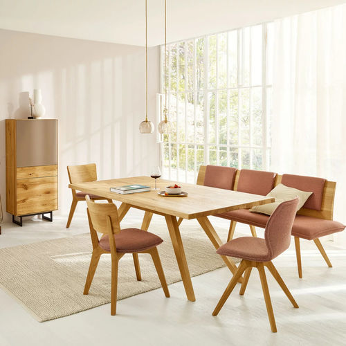 Tavolo da pranzo contemporaneo - LISTO - ANREI - Reisinger GmbH - in rovere / in noce / in faggio