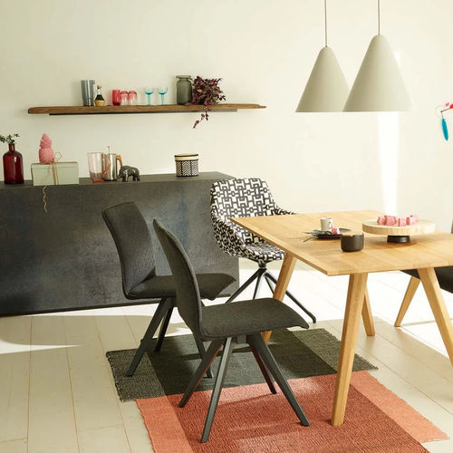 Sedia da pranzo contemporanea - UNO  - ANREI - Reisinger GmbH - da interno / in tessuto / con supporto in quercia