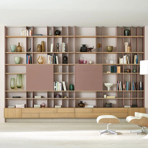 Libreria modulare - PURO   - ANREI - Reisinger GmbH - contemporanea / in rovere / in noce