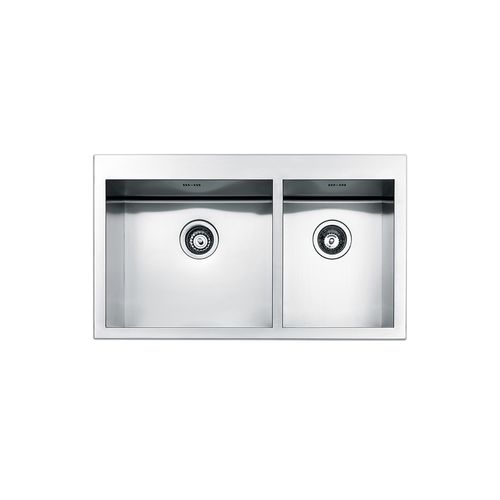 Lavello a 2 vasche - AMALTHEA : SQ4530I - Apell S.p.A. - senza gocciolatoio / in acciaio inossidabile / da incasso