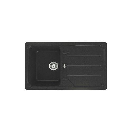 Lavello a 1 vasca - PLUS STONE : PTSH861I - Apell S.p.A. - con gocciolatoio / in composito / da incasso