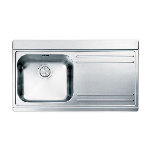 Lavello a 1 vasca - IRIS : IR901I - Apell S.p.A. - con gocciolatoio / in acciaio inossidabile / da incasso