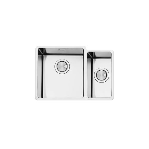 Lavello a 2 vasche - FERRARA PLUS : FEM3418U - Apell S.p.A. - senza gocciolatoio / in acciaio inossidabile / sottotop