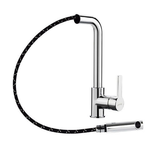 Miscelatore da appoggio - AP7730DCCR - Apell S.p.A. - in metallo cromato / da cucina / 1 foro
