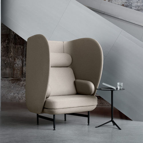 Poltrona contemporanea - PLENUM™ - Fritz Hansen - in tessuto / in pelle / a schienale alto