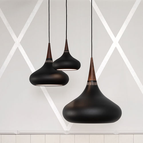 Lampada a sospensione - ORIENT™ - Fritz Hansen - in alluminio / in legno di rosa / contemporanea