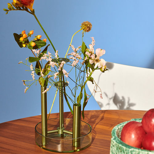 Vaso moderno - IKERU - Fritz Hansen - in alluminio / in vetro / da tavolo