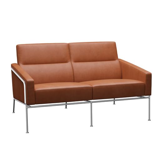 Divano contemporaneo - 3300™ - Fritz Hansen - in tessuto / in pelle / con braccioli