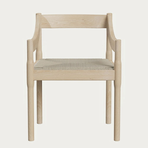Sedia contemporanea - CARIMATE™ - Fritz Hansen - da interno / in corda / con supporto in faggio