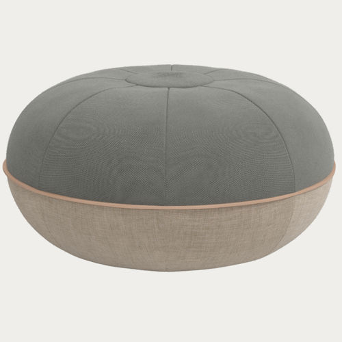 Pouf contemporaneo - Fritz Hansen - in tessuto / tondo / per interni