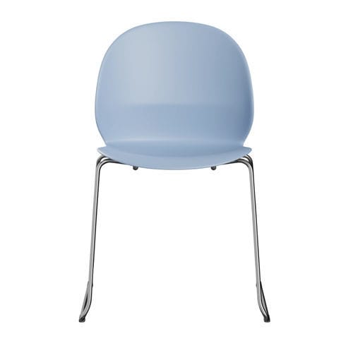 Sedia Restaurazione - N02-20 - Fritz Hansen - per interni / in acciaio cromato / di carta