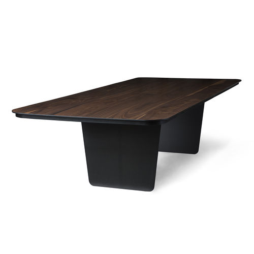 Tavolo contemporaneo - CARBON CLARO - Tokio furniture & lighting - in noce / in fibra di carbonio / con supporto in composito